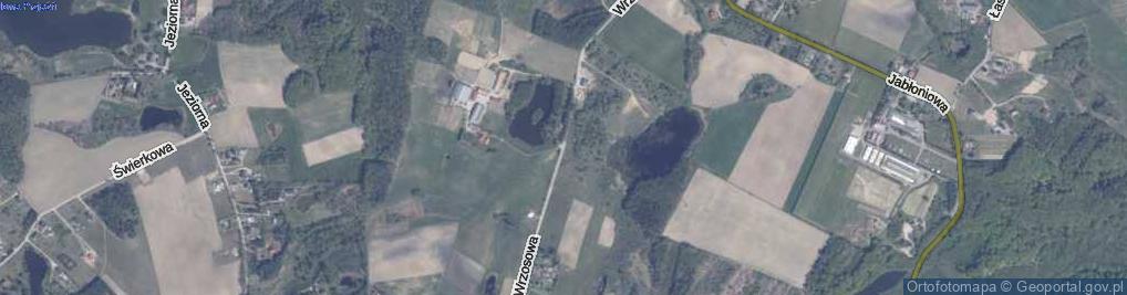 Zdjęcie satelitarne Wrzosowa ul.